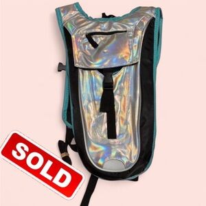 Holographic Hydration Backpack NWT